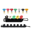 High Pressure Washer Tips Set With Nozzle Holder 7 Nozzle Tips 1/4 Inch Quick Connect 4000 PSI 5 Holes Holder for Pressure Gun 1