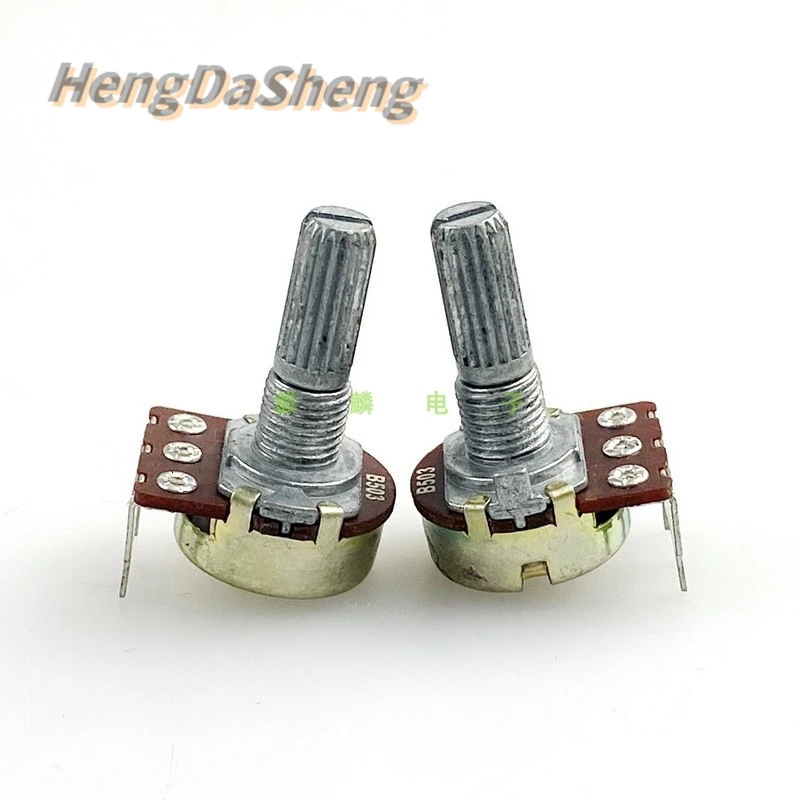 

5Pcs/Lot Type 16 3-foot Vertical B50K Power Amplifier Speaker Volume Potentiometer Effect B503