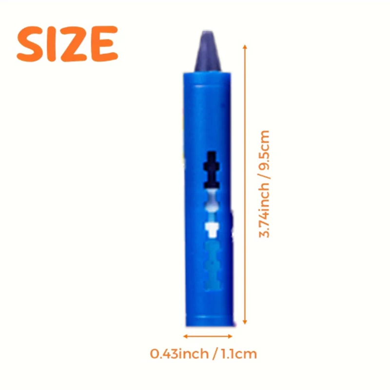 Washable Bath Crayons Set 6