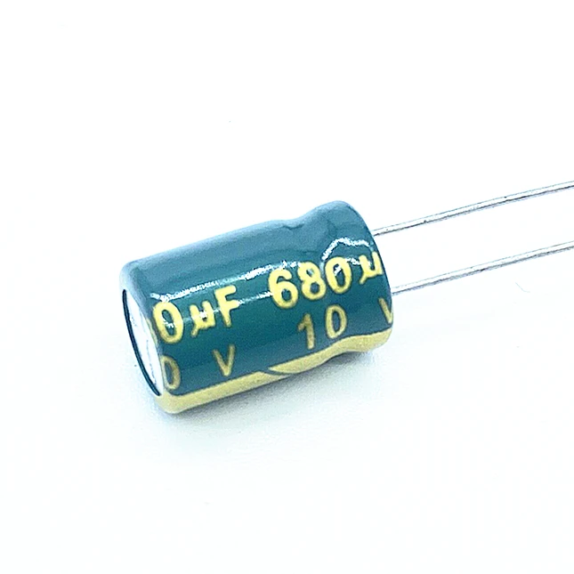 10V 680UF Low ESR / Impedance high frequency aluminum electrolytic capacitor size 8X12 10pcs/lot