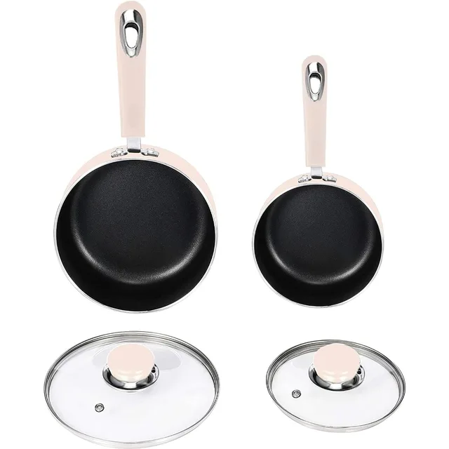 Utopia Kitchen Nonstick Saucepan Set with Lid - 1 Quart and 2 Quart Kitchen  Non Stick Cooking Pot Set - AliExpress