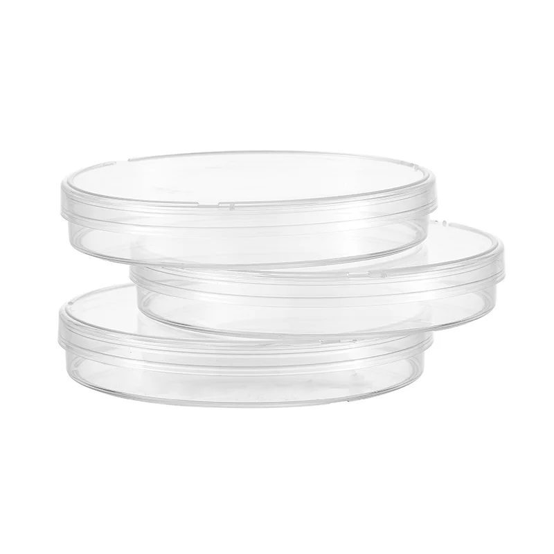 10Pcs 90mm Polystyrene Sterile Petri Dishes for Laboratory Medical Biological Scientific Supplies