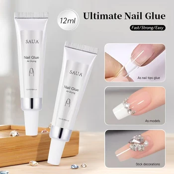 Gel per Unghie Super Resistente, Durevole, Adatto per Patch Unghie, Forte Adesione, Cura di Mani e Piedi e Applicazioni per Unghie