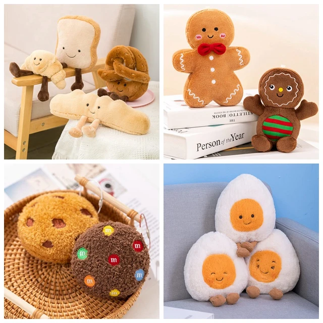 20cm Cute Bread Series Plush Toy Cute Croissant Plush Food Doll Baby Comfort Gift