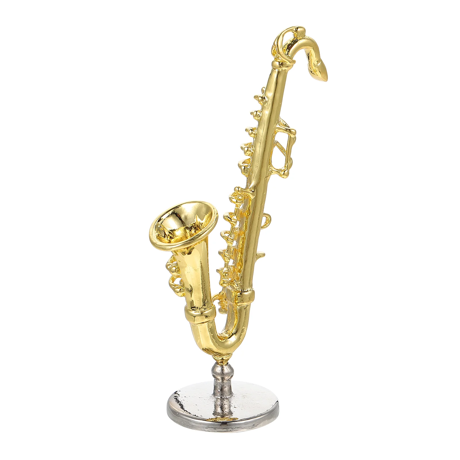 

Saxophone Model Simulated Ornament Mini Accessories Musical Instrument Small Gifts Decorate