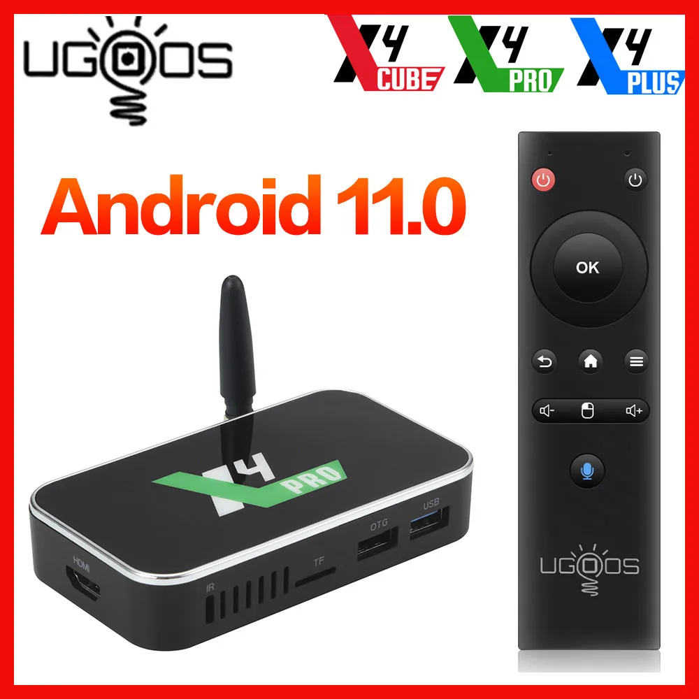 Ugoos X4 Pro Android 11 Smart TV BOX S905X4 DDR4 4GB 32GB Ugoos X3 Pro ...