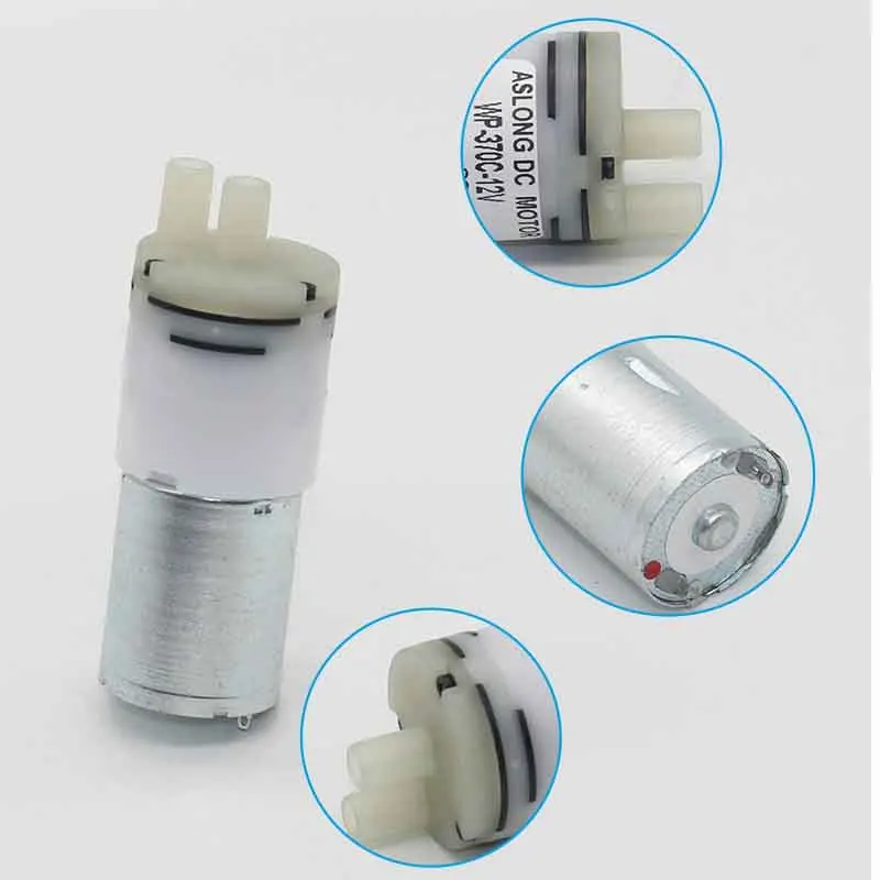Wp-370C Mini water pump Micro gas-liquid dual-purpose micro pump Electric DC water pump Shower booster pump Diaphragm pump Sump