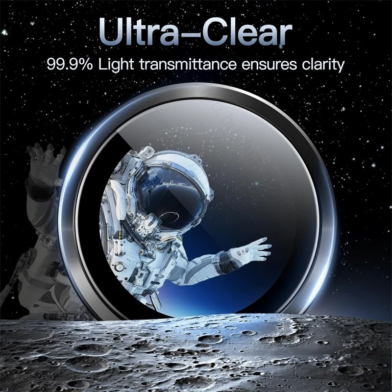 Metallic Glass Anti-Scratch Slim Camera Lens Protection Cover