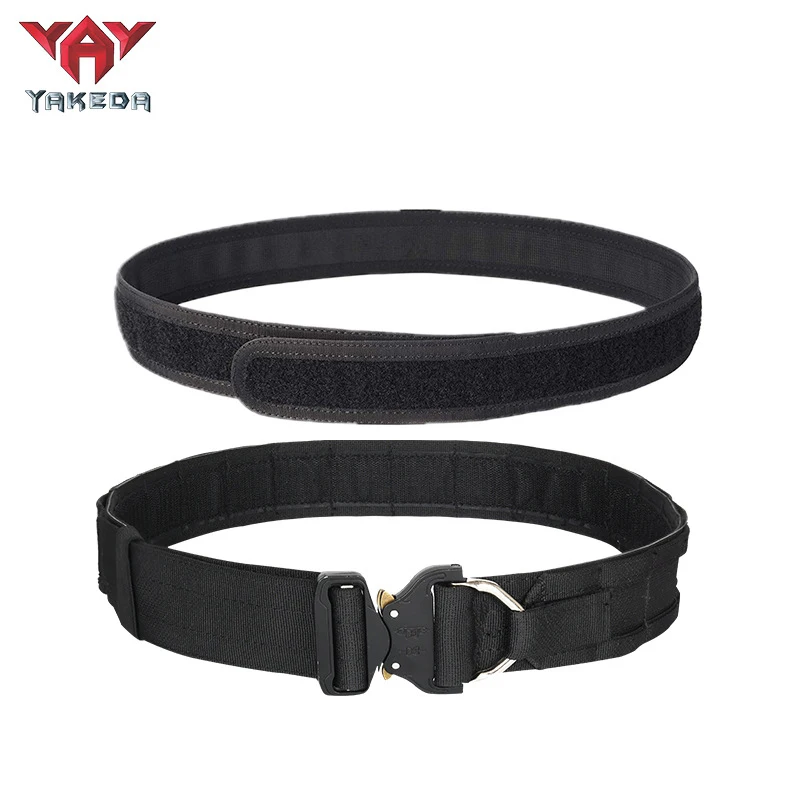 小物 w nylon belt ovy kaja Yakeda Tactical Belt 7 in 1 Airsoft Utility, 1000D Nylon Tactical