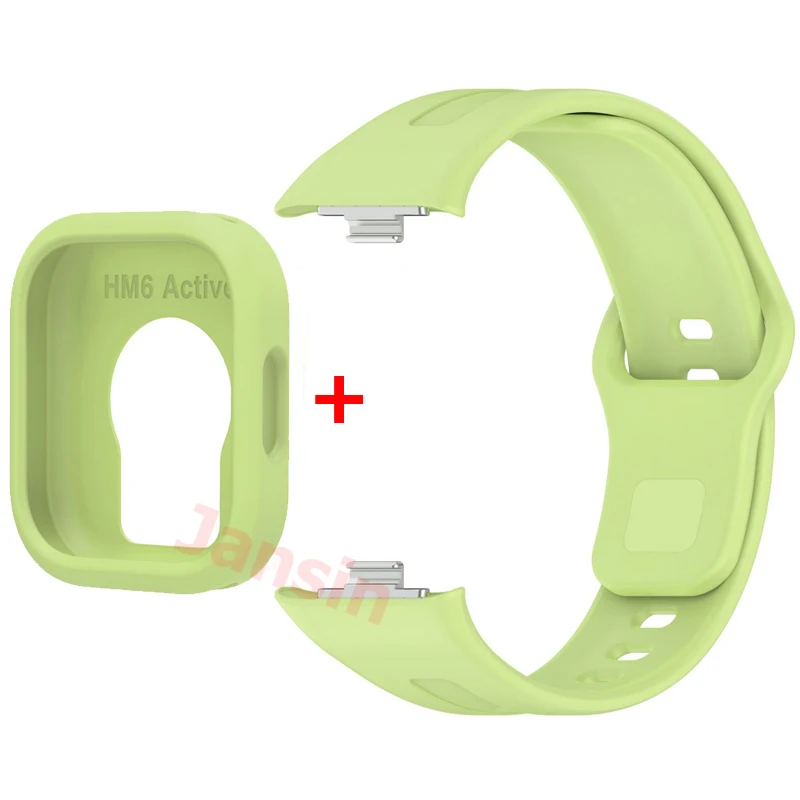 Sports Silicone Band with Protective Case for Smartwatch - Universal Fit Strap and Case Accessories