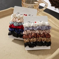 6/12 PCS Elegant women's headband, rubber band, elastic band, softer than silk hair | Satin headband | - Image 5