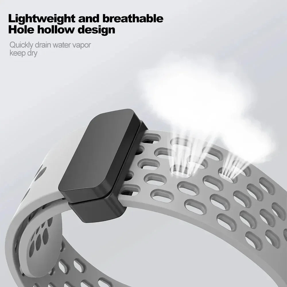 Magnetic Silicone Smartwatch Band - 20mm/22mm