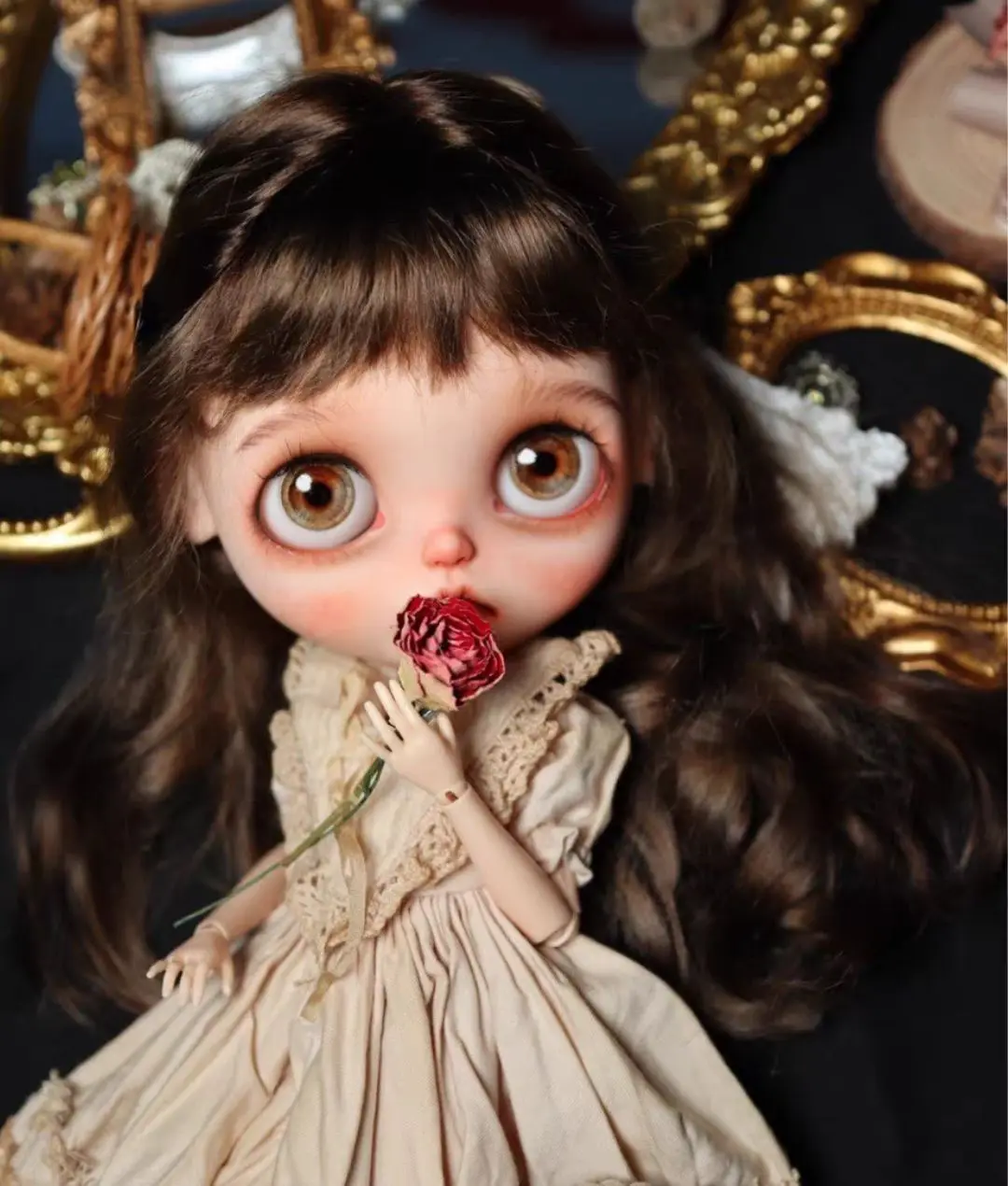 Maquiagem rosto personalizado boneca com corpo articulado, Blyth boneca,  1:6, vendendo