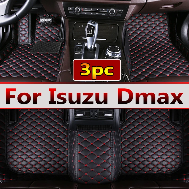 

Автомобильные коврики для Isuzu Dmax D-max 2020 2019 2018 2017, автомобильные аксессуары, декоративные кожаные коврики, водонепроницаемые защитные коврики