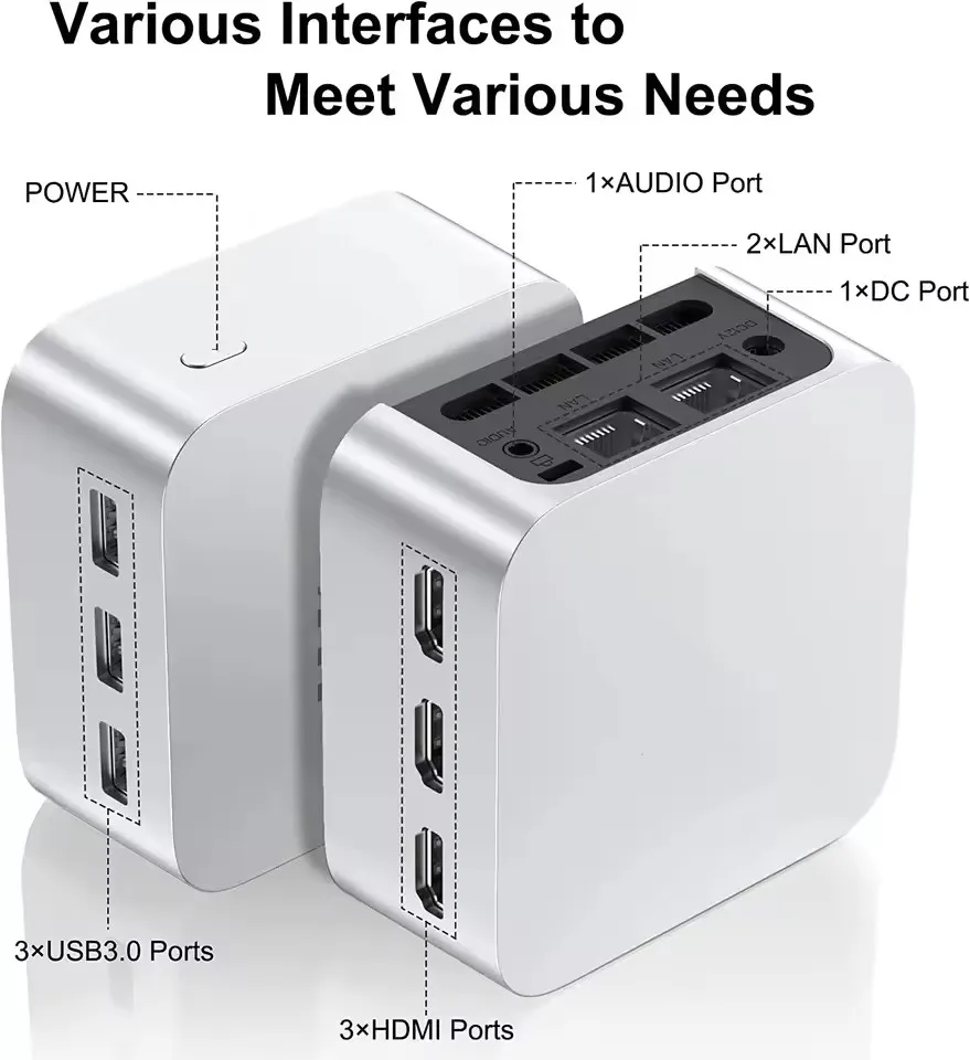 T8 PLUS 신제품 알더 레이크 N100 미니 PC T8 PRO 미니 컴퓨터 윈도우11 지원 4K 60HZ 비즈니스 작업 가정용 T9 PLUS