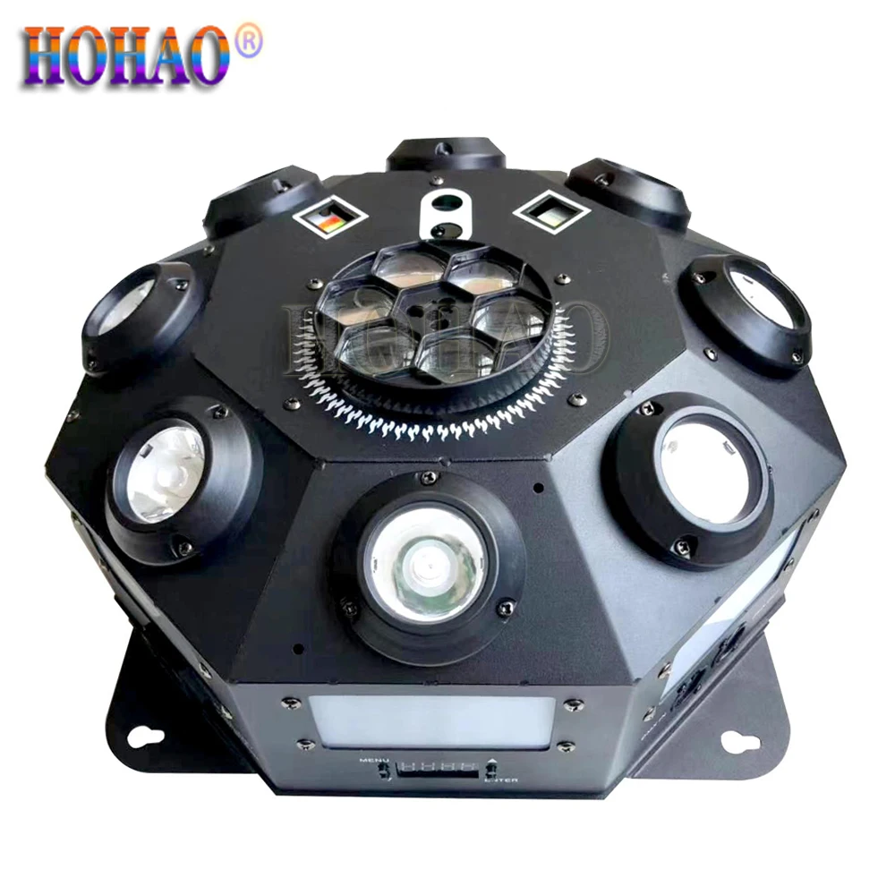 

2022 HOHAO Hot Selling Super Bumblebee Pixel 5-IN-1 Effect Beam Red And Green Laser Strobe Running Light Show Concert Nightclub