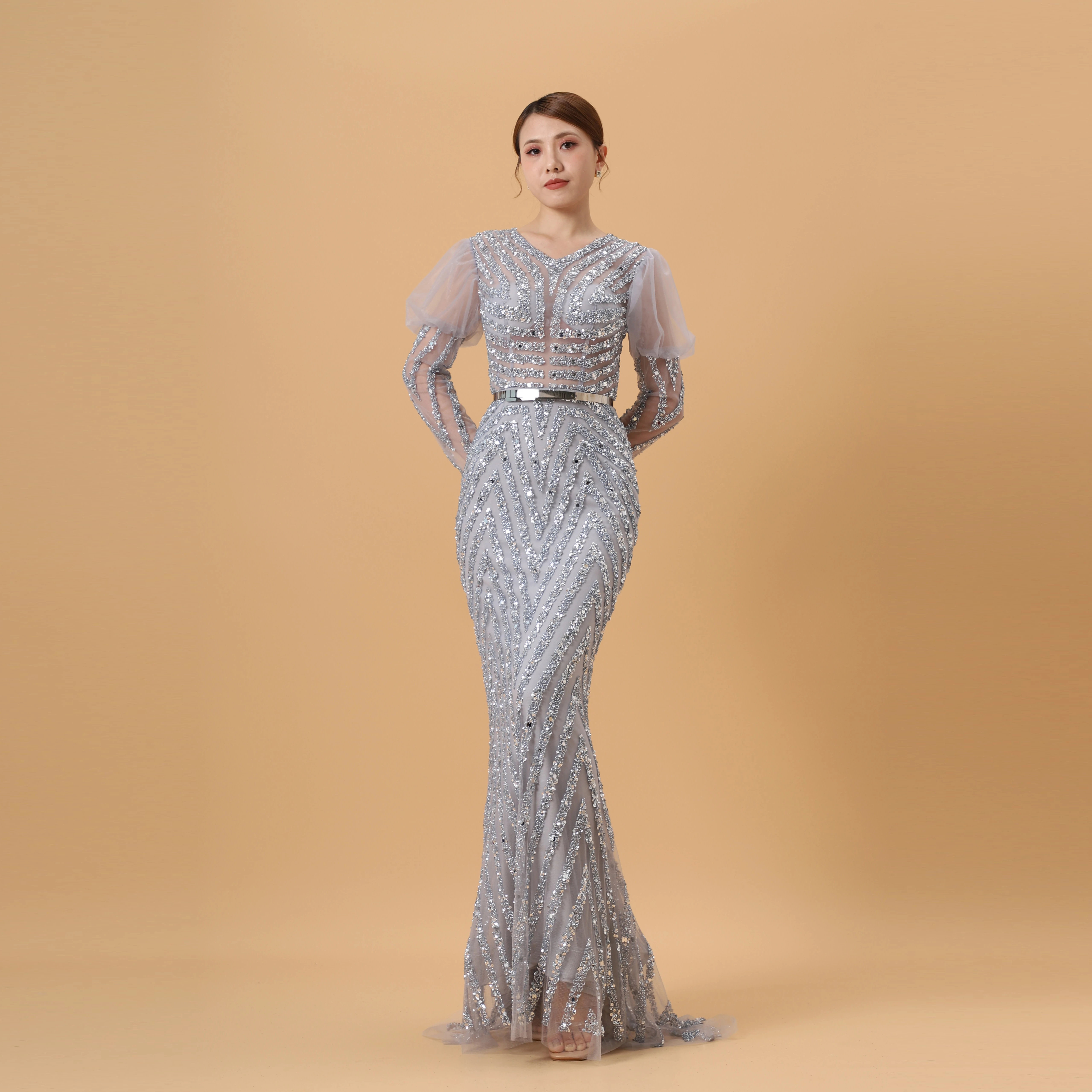 Gold Generous Mother Of The Brides Evening Dress For Women Mermaid