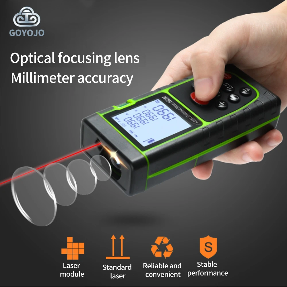 ANDRU 40m 60m 80m 100m Laser Rangefinder лазерная рулетка  finder Digital  Distance Meter Tape Measure  Trena
