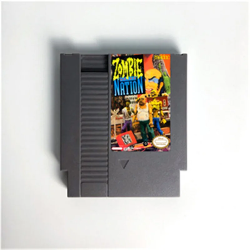 Carrello Da Gioco Zombie Nation Per Console 72 Pin Nes