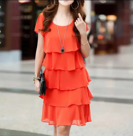 Elegant Tiered Chiffon Summer Dress Sa7c014d021b04d718389d1102aea0c4cU