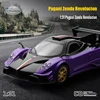 CCA 1:31 Pagani Zonda Revolution simulation alloy die-casting model display bottom car model seat set collection gift 1