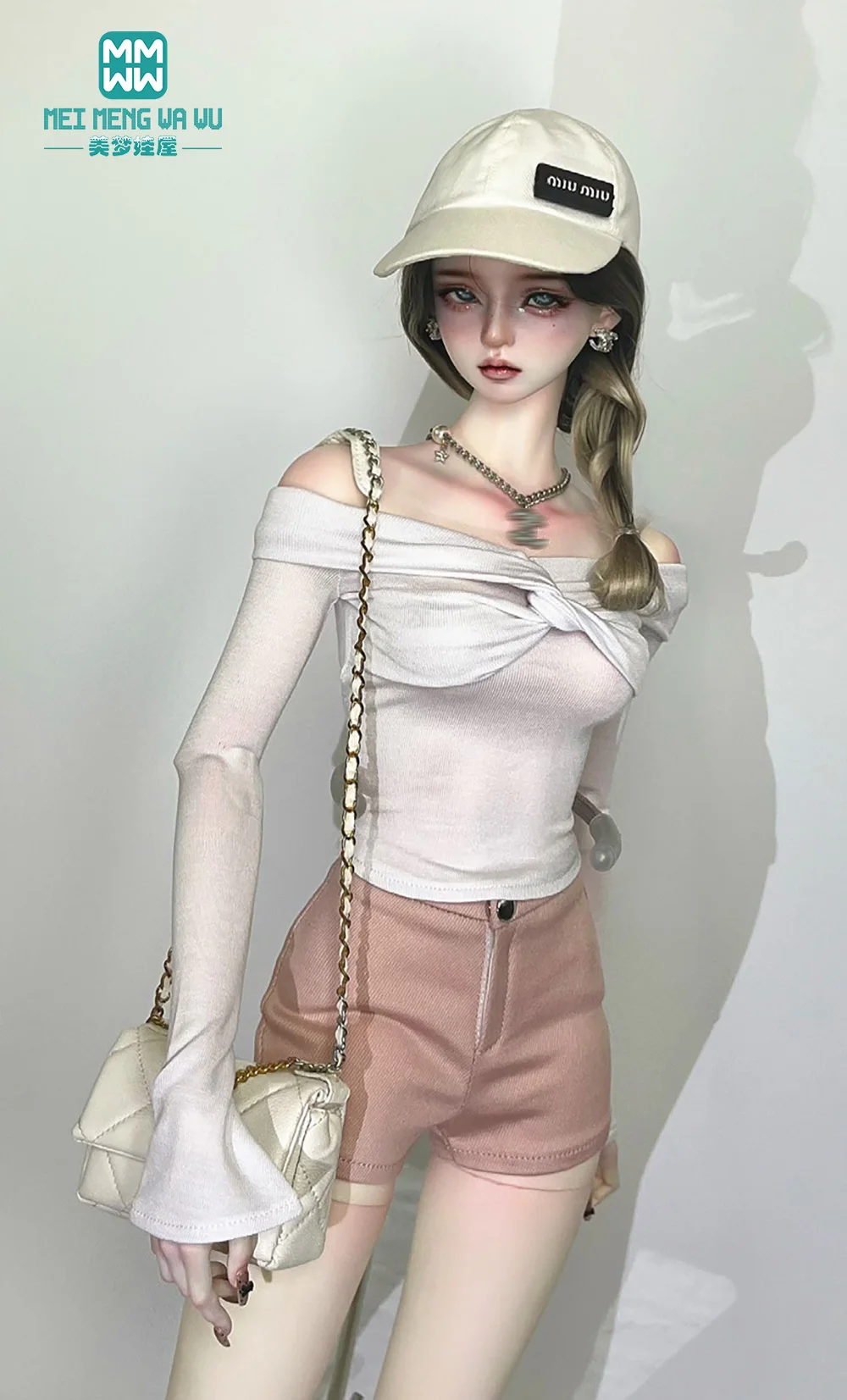 Passend für 43–60 cm große 1/3 1/4 BJD-Puppenkleidung DD SD MSD-Puppen, modische Freizeit-Shorts, Mädchen-Geschenk – Detail 7