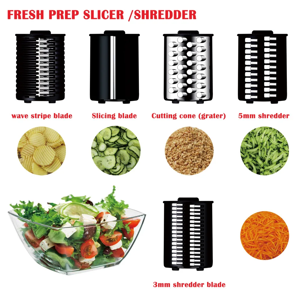 Neue KitchenAid Chef Machine: Großkalibriger Gemüseschneider, Chubao Kaishanyi Nudelpresse und Fleischzerkleinerer-Zubehör – Detail 2