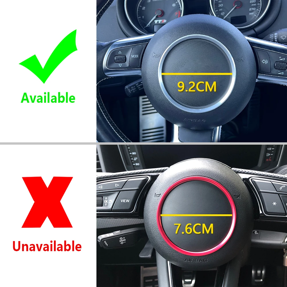 Funda De Volante MEWANT Para Audi A1, A3, A4, A5, A6, A7, Q3, Q5, S/RS - Microfibra, Antideslizante, Instalación Manual