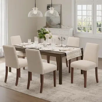 Upholstered Dining Chairs Set 1