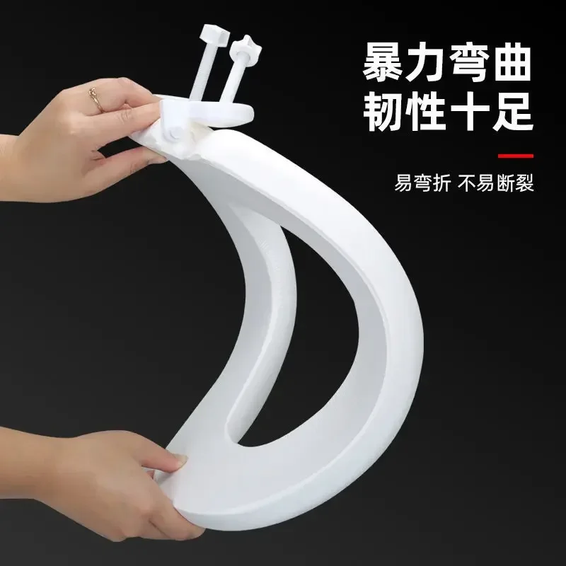 Soft Toilet Seat Lid EVA Thickened Soft Toilet Lid-fashioned U-shaped V-shaped Universal Seat Bathroom Accessories Household