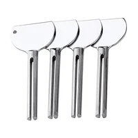 Bathroom Metal Toothpaste Squeezer Stainless Steel Tube Squeezer Universal Key Roller for Tube Creams Paint Squeezer Tool 2