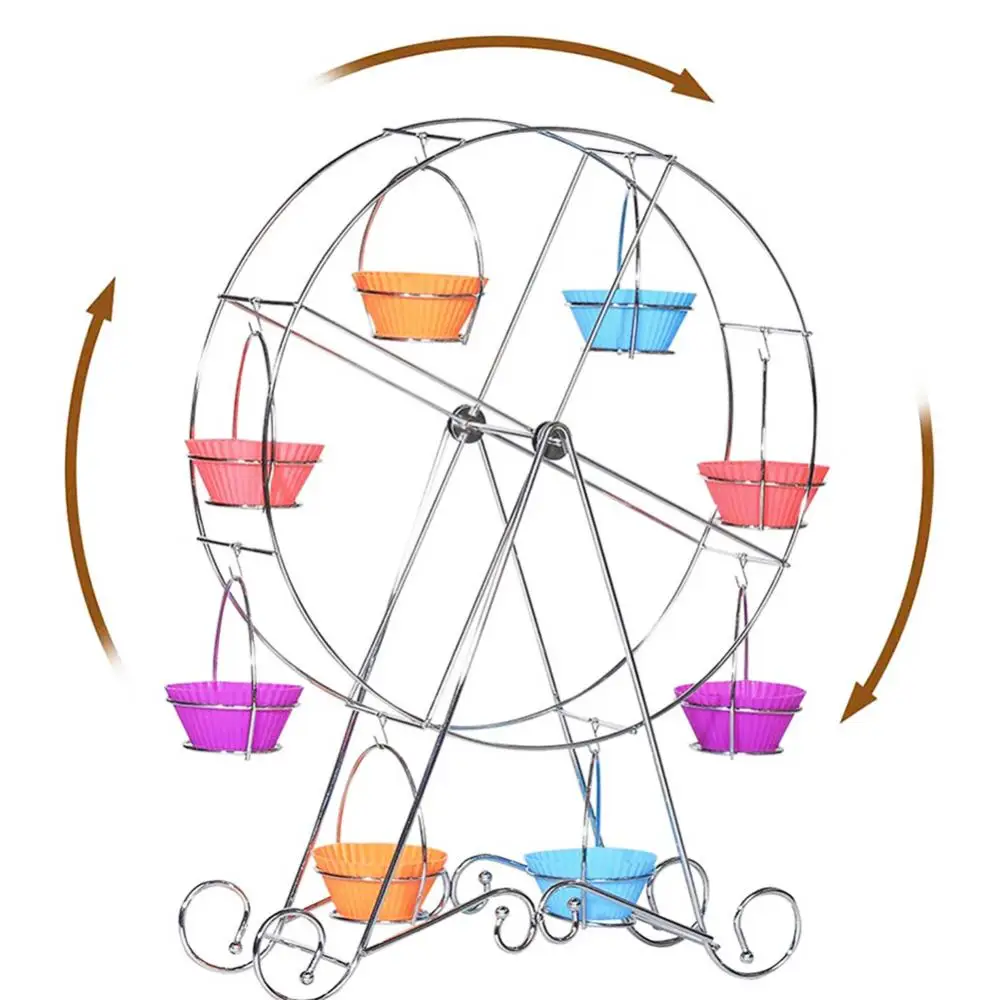 Metal Ferris Wheel Cupcake Holder Wedding Birthday Party cake stand
