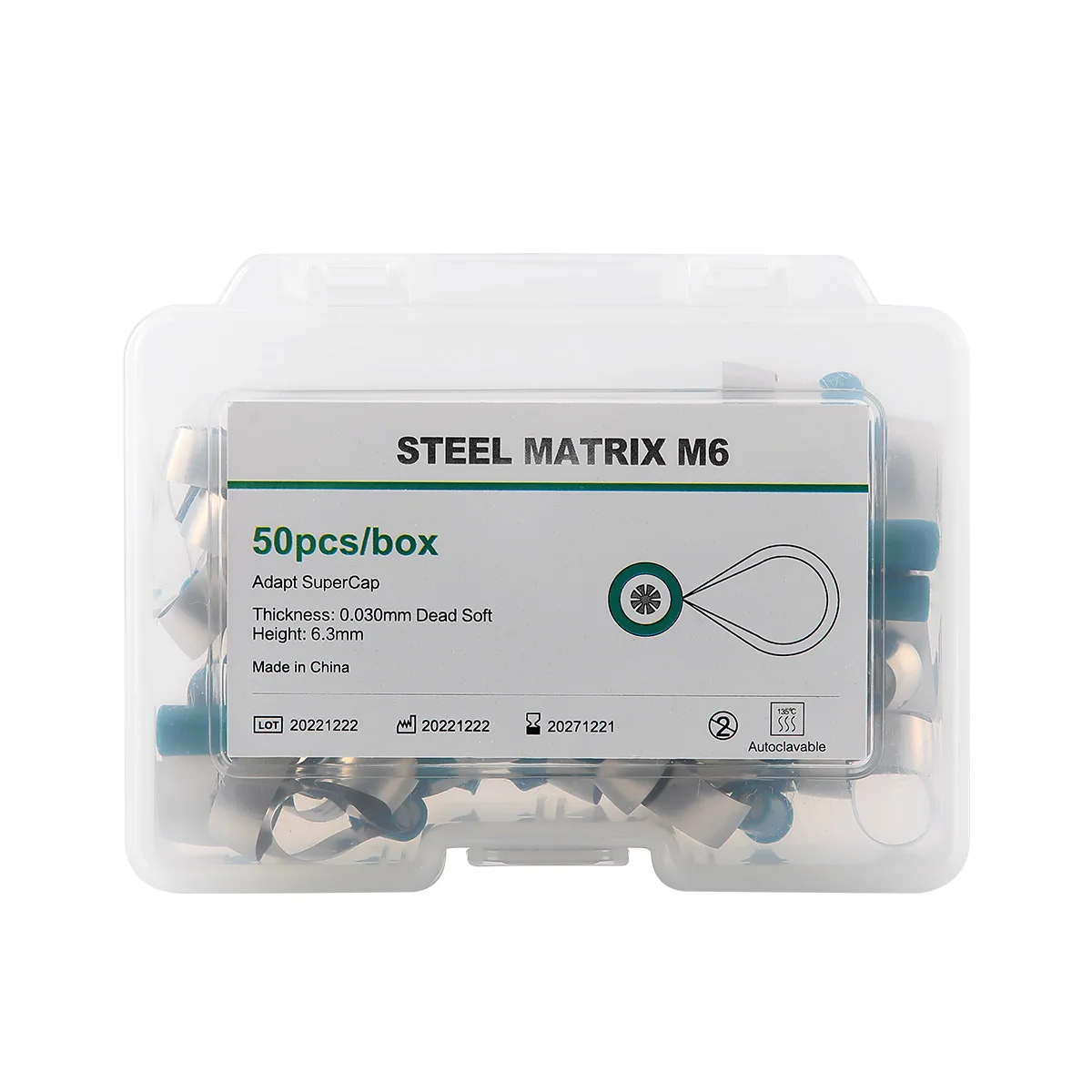 コンポジタイト 歯科 医療 歯隔壁 マトリックスバンドシステム 歯科器具 歯科用マトリックスバンド スチールマトリックス 両面輪郭 解剖学的形状の マトリックスバンド 歯科用 ツール付き(1セット(5.0mm