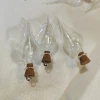 3PCS EMPTY Ampoule Vial Amphora Style Liquid Luck Glass Bottle Pendant  Witch & Wizard Prop Replica Collectible 3