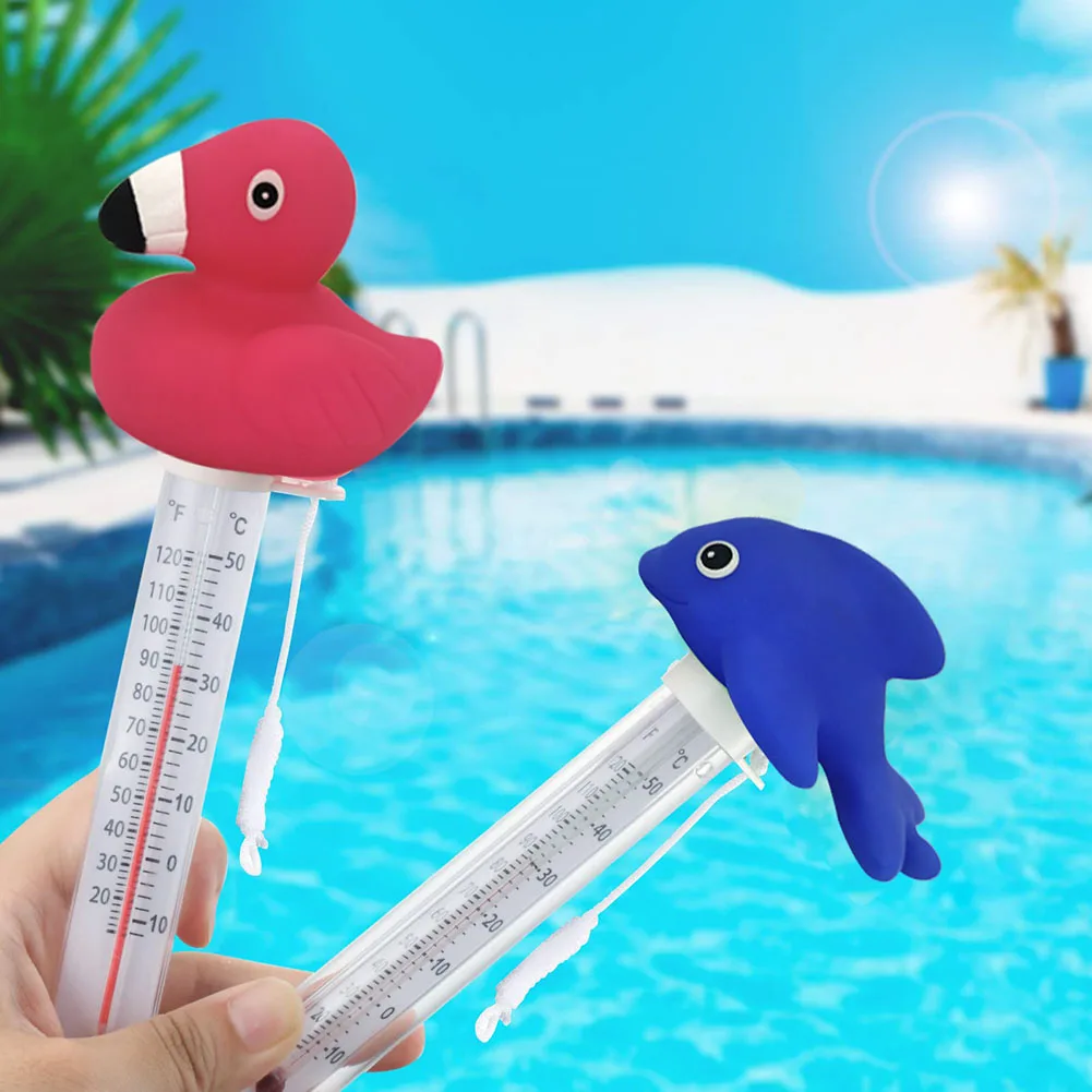 Floating Pool Thermometer, Large Display with String Easy to Read, Shatter  Resistant, for Outdoor & Indoor Swimming Pools, Spas, Hot Tubs & Aquariums