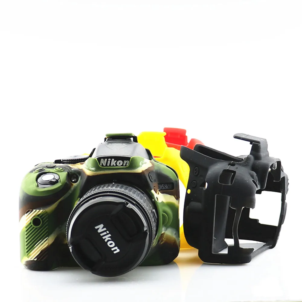 easyCover custodia protettiva in silicone nera per Nikon D6