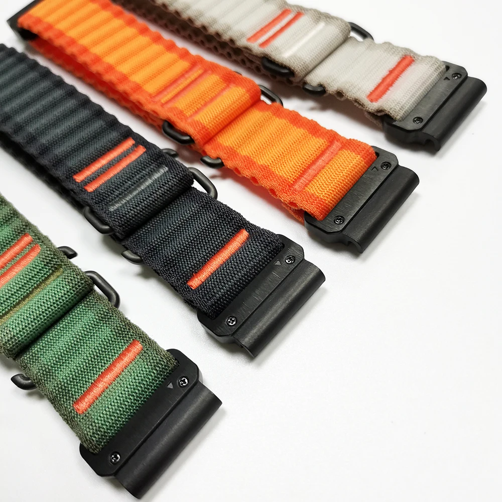 Nylon QuickFit Strap with Loop Band - 22mm/26mm