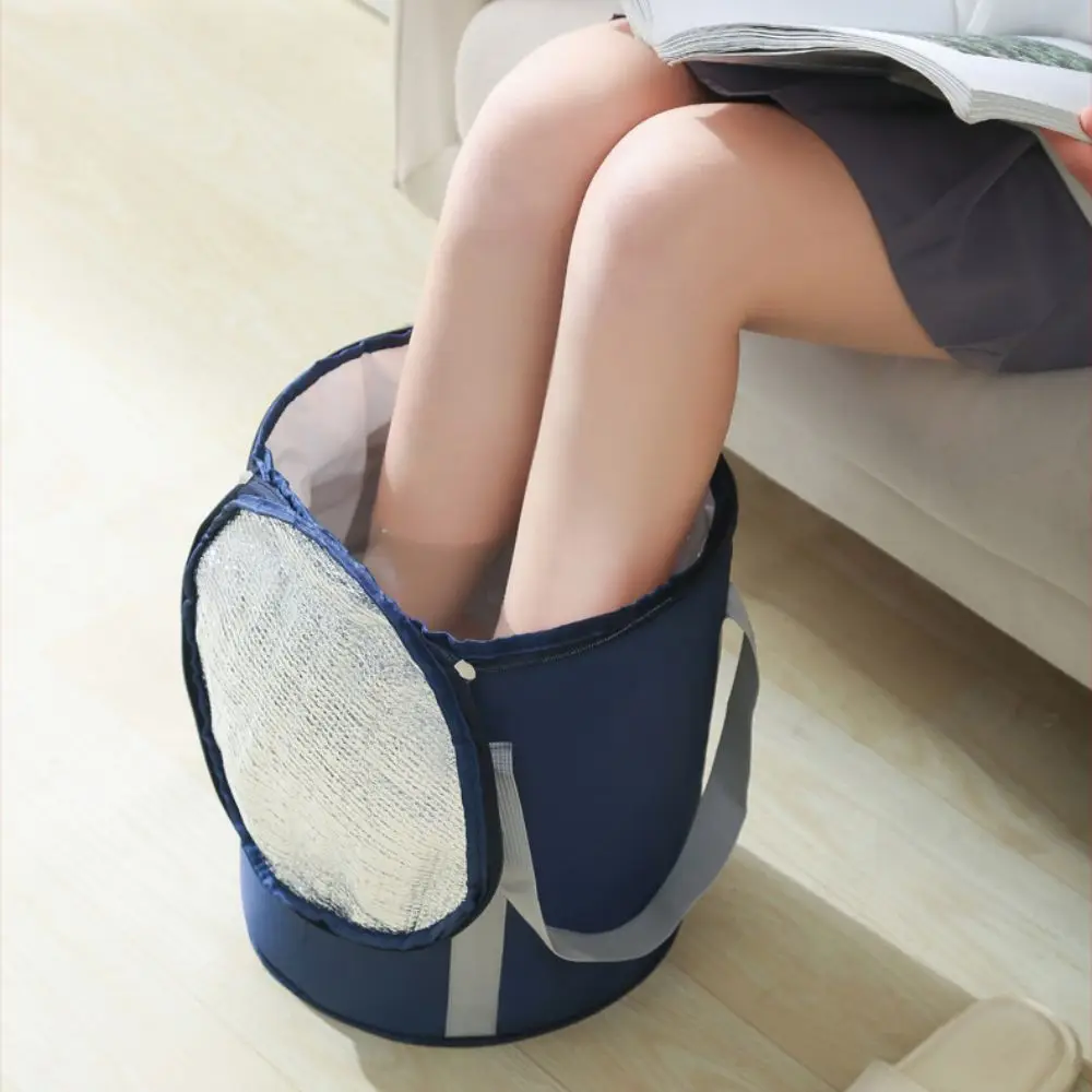 Foldable Foot Tub Portable Bath Bag Wash Basin Water Bucket Large Capacity Bath Feet Spa Massage Washing Tub For Outdoor Travel folding wash basin collapsible wash basin foldable wash basin foldable foot bath