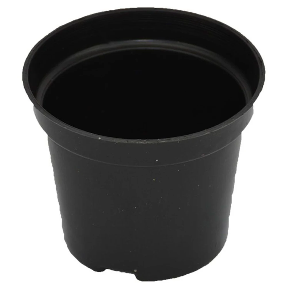 Description Picture 6 of item10PCS Plant Pots Black Plastic Plant Nursery Pots Multiple Sizes Large Garden Flower Pot Container For Succulents Cuttings