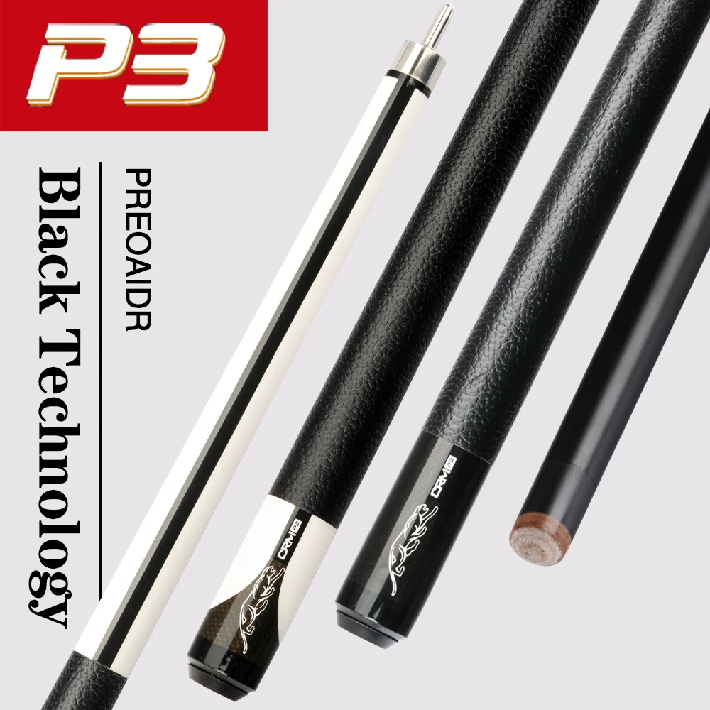 CarbonFiberPREOAIDR3142P3PoolCueStickBlackTechnologyShaft10