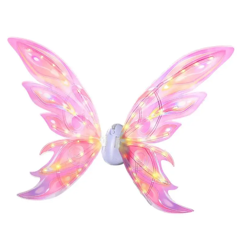 

Fairy Wings Light Up Automatic Moving Fairy Wings With Lights Costume Accessories Moving Fairy Wings For Boys Kids Girls