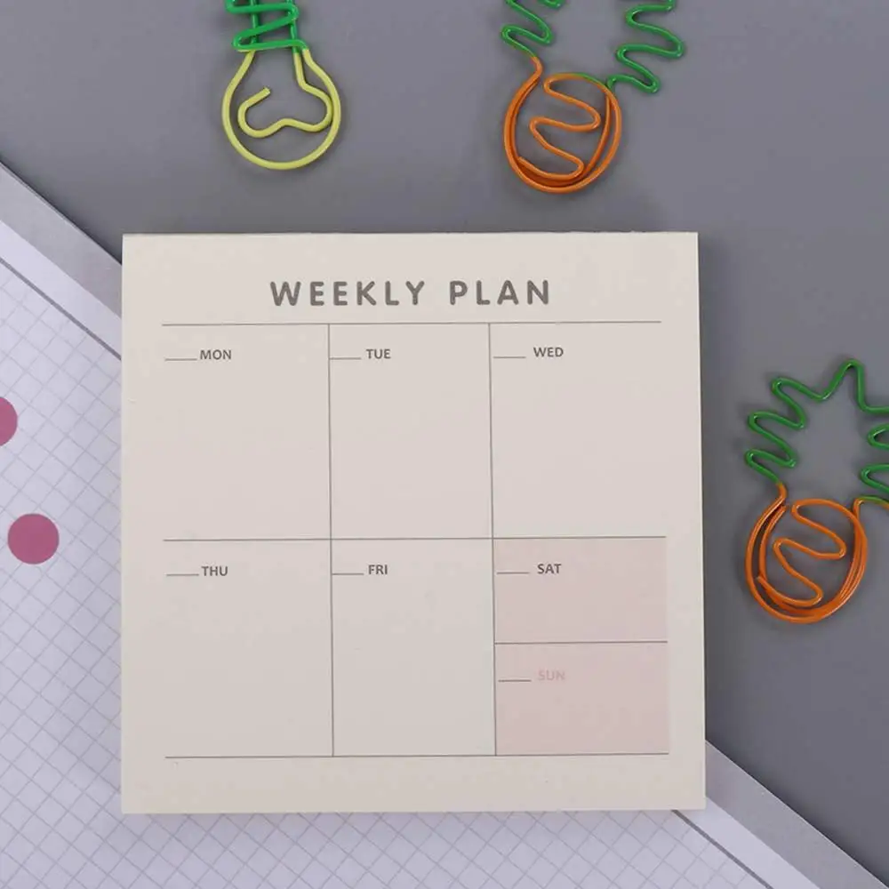 60-Sheet Planner and Checklist Notebook for Daily, Weekly, and Monthly Organization
