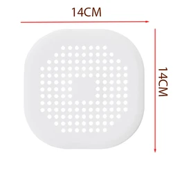 Silicone Hair Catcher Drain Cover (White)