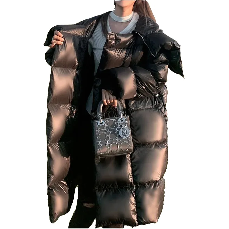 

Overcoat Premium White Duck Down Warm Women's Down Jacket 2022 New Fashion Elegant Thicken Women's Down Jacket Parker Female Y37