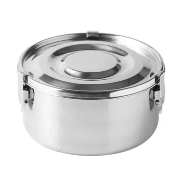 304 Stainless Steel Lunch Box Office 350-3000ml Thermal Anti-leak Bento Boxes Food Fruits Snacks Fresh-keeping Picnic Box 1