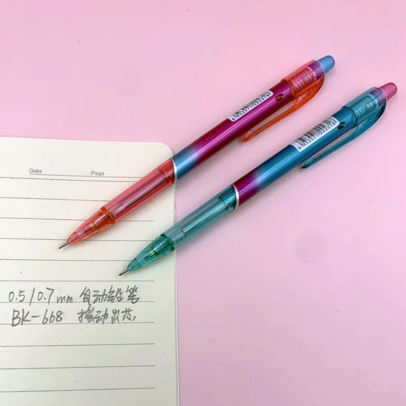 Random 6pcs Creative Rainbow Mechanical Pencil 0.5/0.7mm Replaceable Lead Automatic Pencil Art Painting Sketch Writing Supplies 3