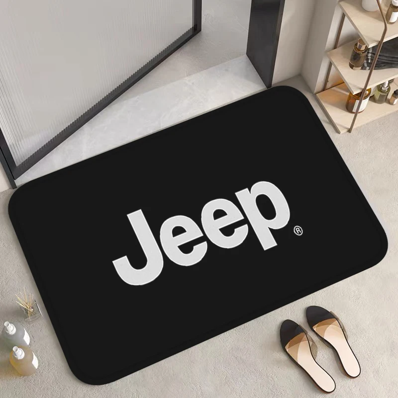 

Welcome Mat J-Jeep Kitchen Carpet Room Rugs Rug for Bedroom Mats Carpets Doormat Entrance Door Custom Home Bath Foot Prayer Cute