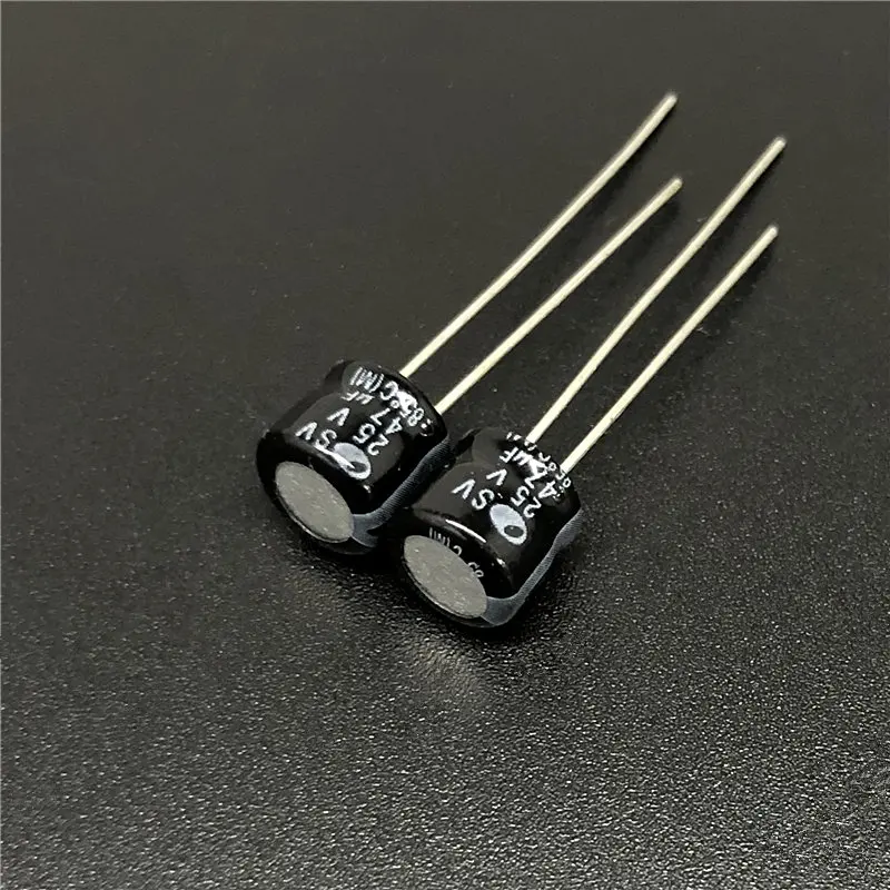 20Pcs/100Pcs 47 미크로포맷 25V SAMWHA SV 시리즈 6x5mm 좋은 품질 25V47uF 로우 프로파일 알루미늄 전해 콘덴서 