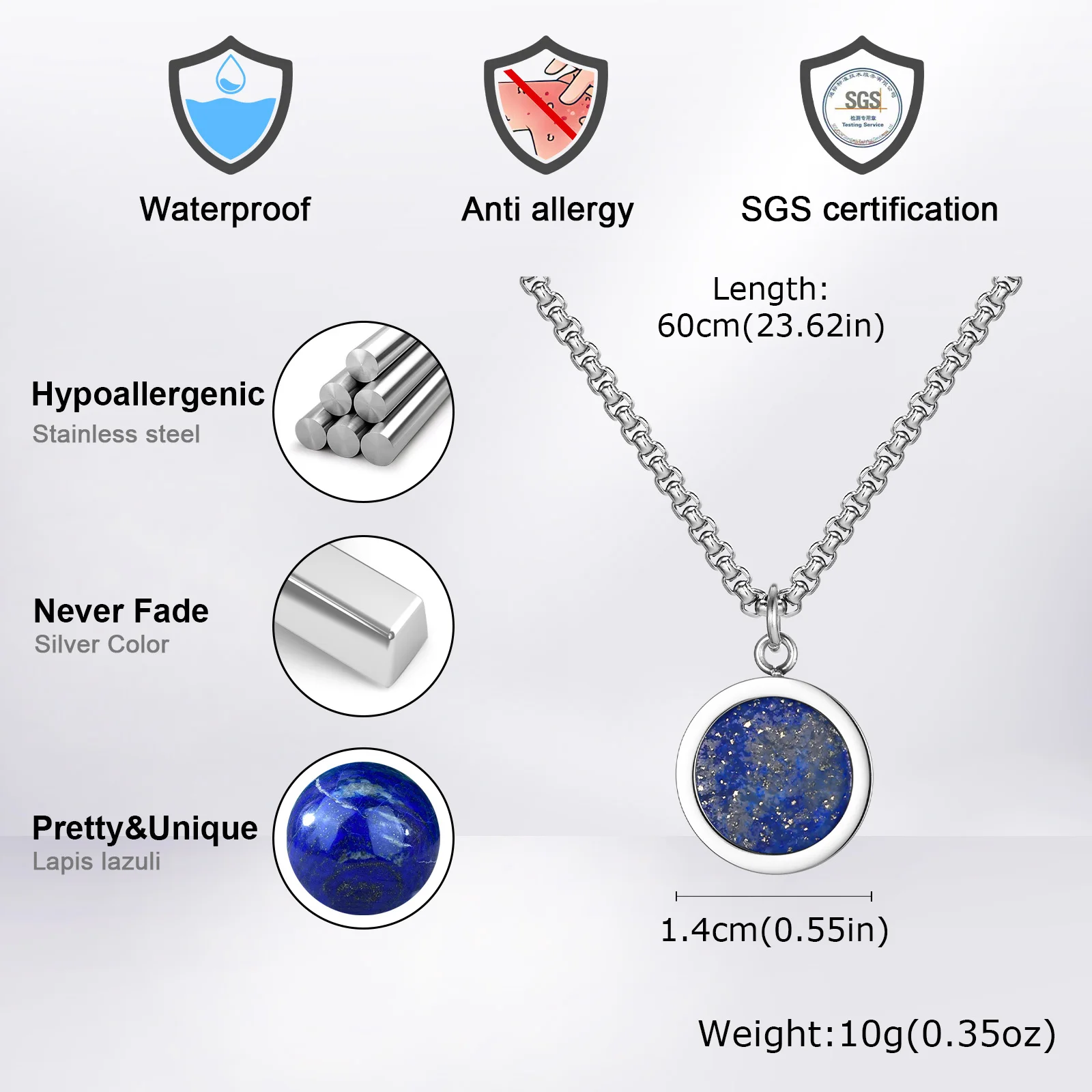 Collane Con Ciondolo Rotonde In Oro Uomo | Classy Men Collection - Foto 13