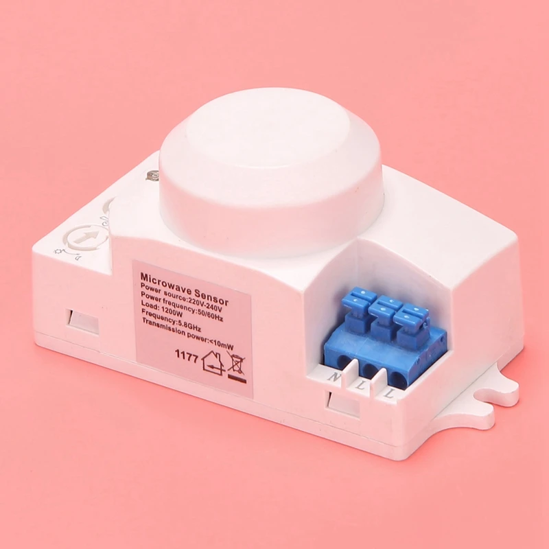 10X 5.8Ghz HF System LED Microwave 360 Degree Motion Sensor Light Switch Body Motion Detector